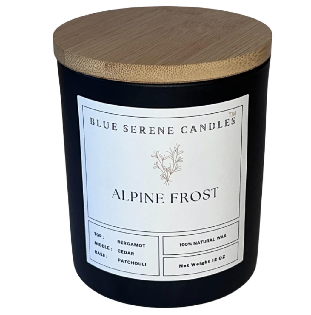 Alpine Frost Candle - Blue Serene Candles