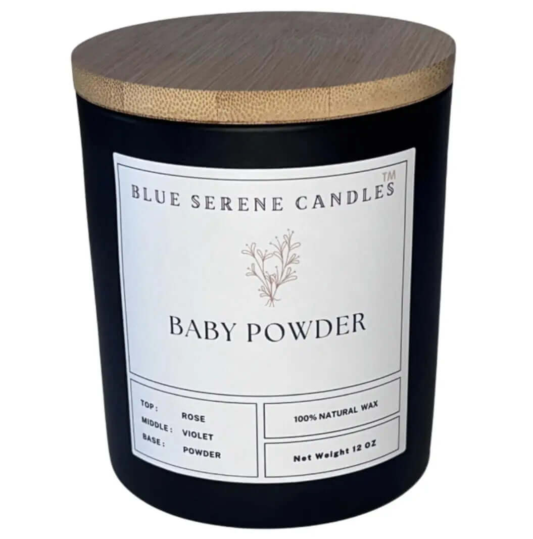 Baby Powder Candle - Blue Serene Candles