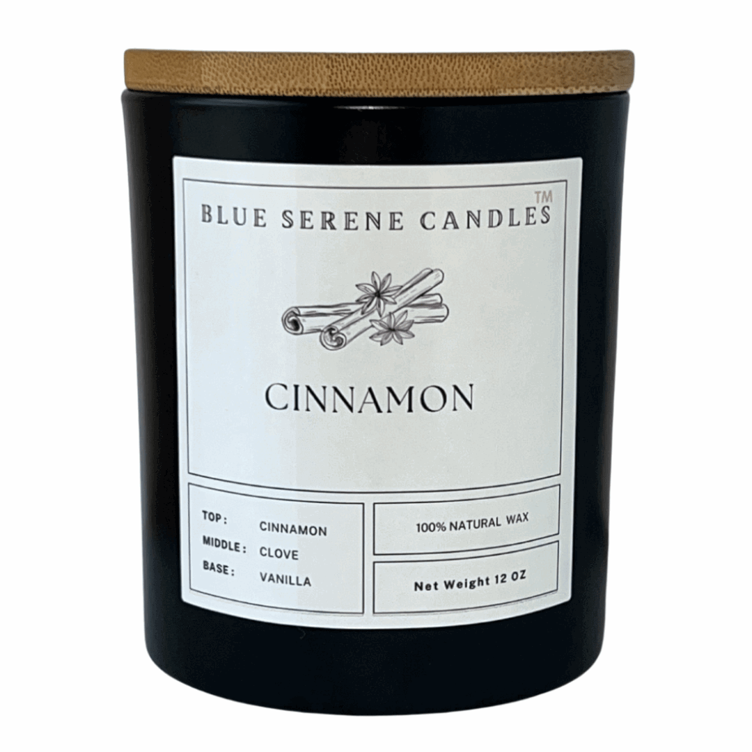 Cinnamon Candle - Blue Serene Candles