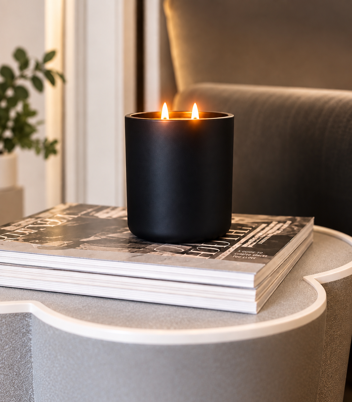 Cashmere Musk candle size and measurements