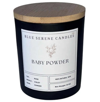 Baby Powder Candle - Blue Serene Candles