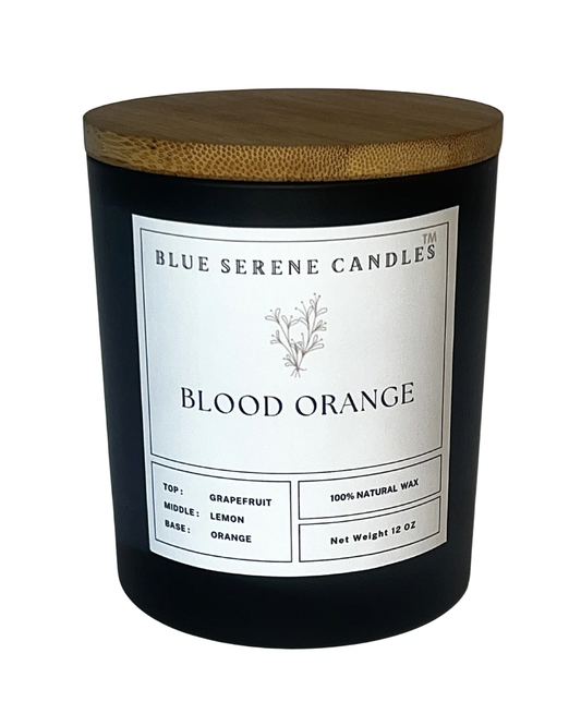 Blood Orange Candle - Blue Serene Candles