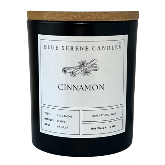 Cinnamon Candle - Blue Serene Candles