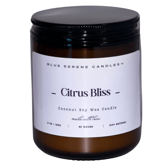 Citrus Bliss Candle - Blue Serene Candles