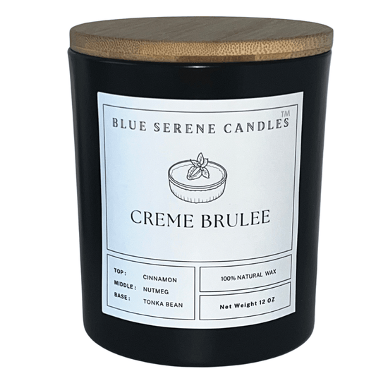 Crème Brûlée Candle - Blue Serene Candles
