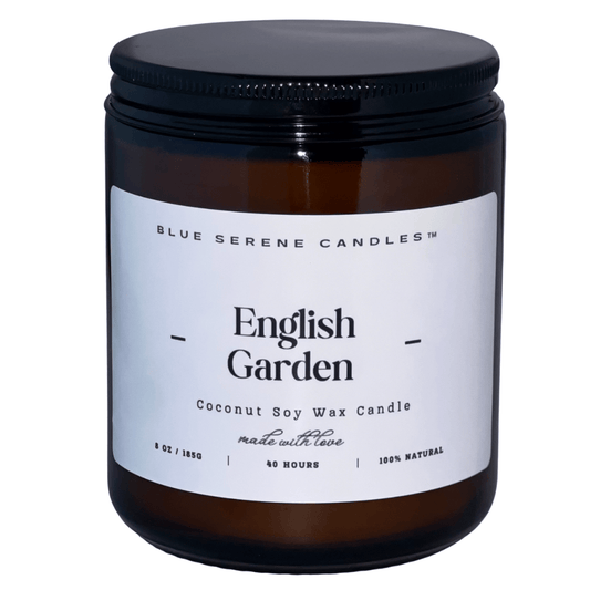 English Garden Candle - Blue Serene Candles