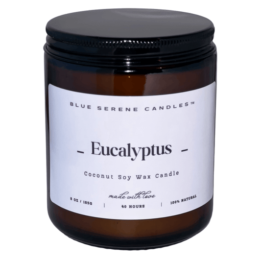 Eucalyptus Candle - Blue Serene Candles