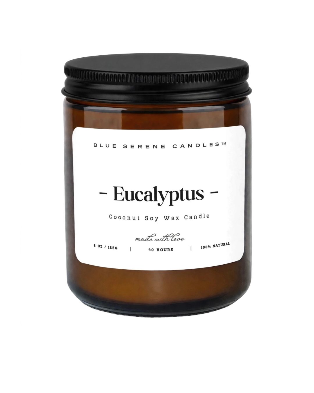 Eucalyptus Candle - Blue Serene Candles