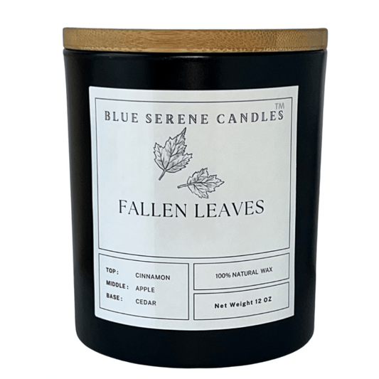 Fallen Leaves Candle - Blue Serene Candles