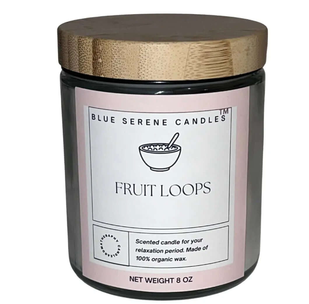 Fruit Loops Candle - Blue Serene Candles