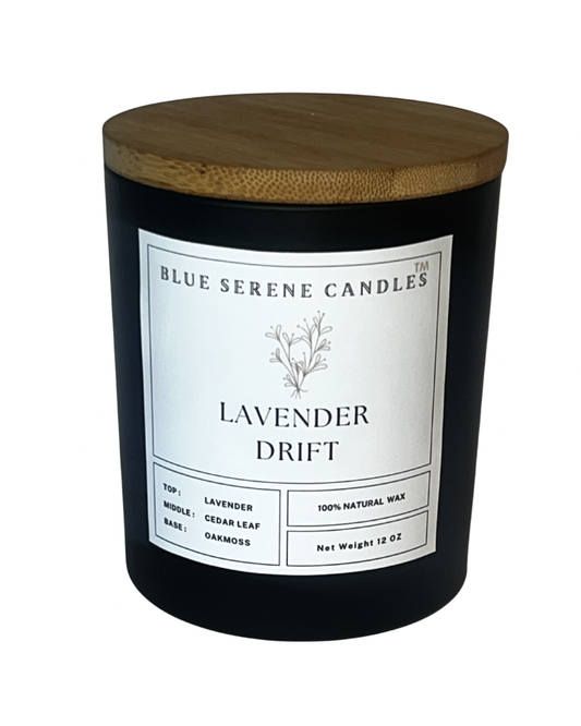 Lavender Drift Candle - Blue Serene Candles