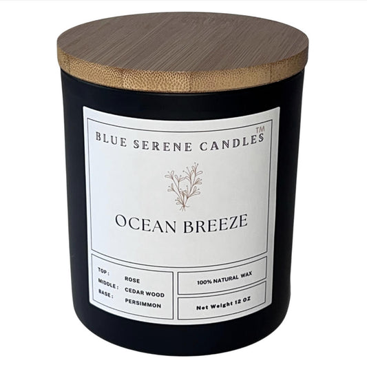 Ocean Breeze Candle - Blue Serene Candles