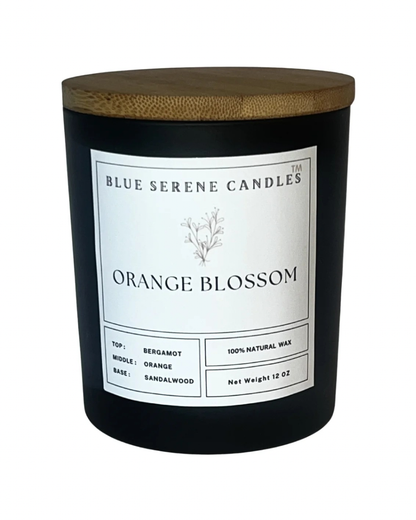 Orange Blossom Candle - Blue Serene Candles