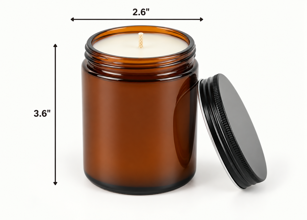 Eucalyptus candle size and measurements