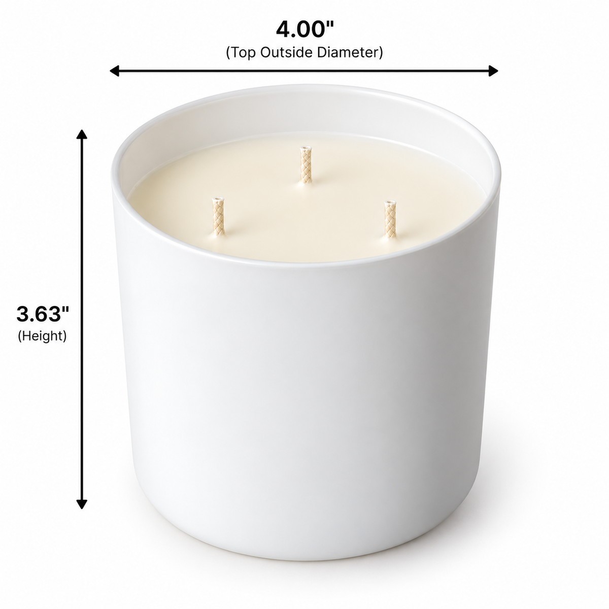 God is Within Her candle size and measurements