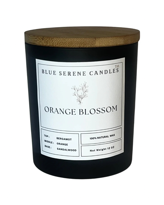 Orange Blossom candle - Blue Serene Candles