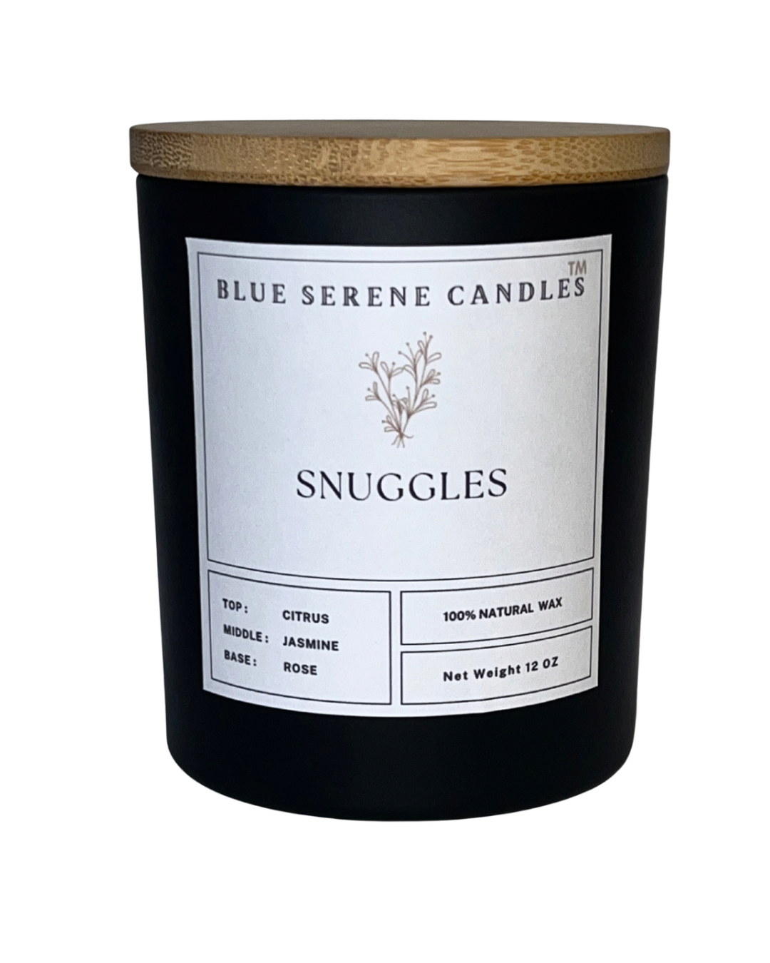 Snuggles candle - Blue Serene Candles