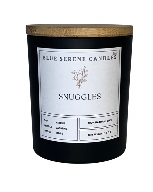 Snuggles candle - Blue Serene Candles