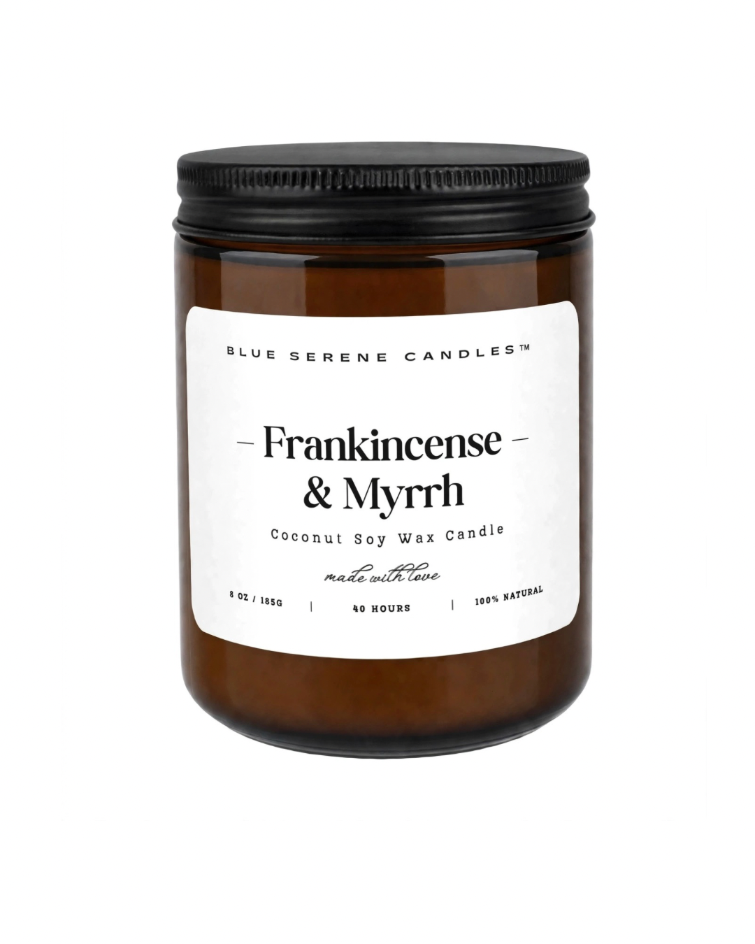 Frankincense and Myrrh candle - Blue Serene Candles