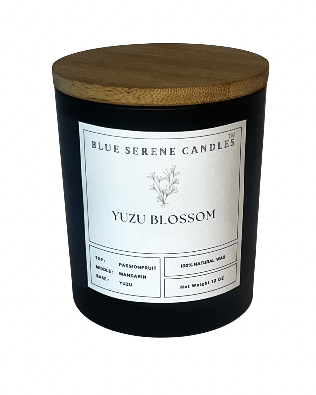 Yuzu Blossom Candle - Blue Serene Candles
