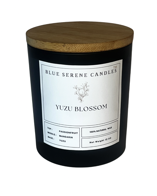 Yuzu Blossom Candle - Blue Serene Candles